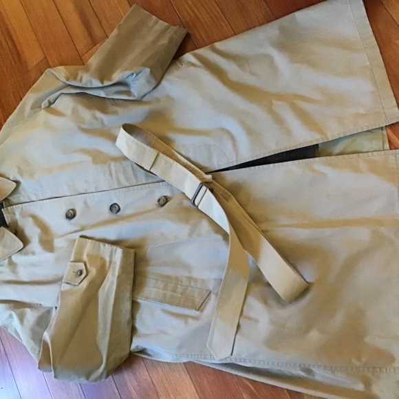 Vintage Botany weather topper 44 beige lined - Picture 1 of 8